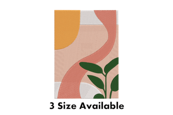 Abstract Leaf Modern Embroidery: A Seasonal Design Review