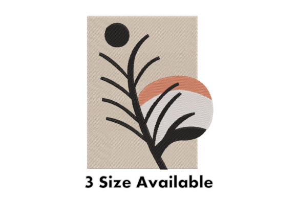Abstract Minimal Leaf Embroidery Review for Craft Fair Success