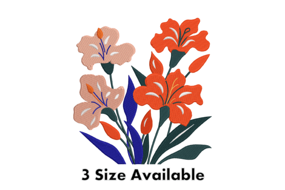 Bright Floral Embroidery Design Review for Small Business Merch