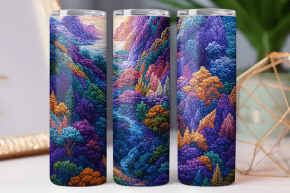 Embroidery Floral Design Tumbler Wrap Review