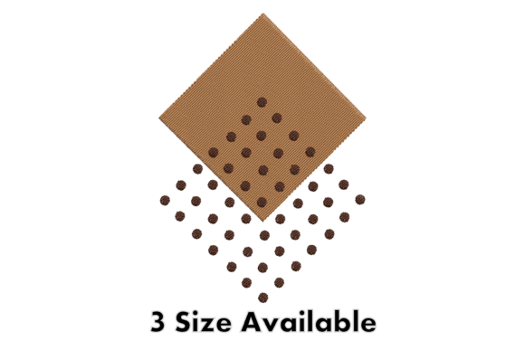 Geometric Dot Diamond Embroidery File Review