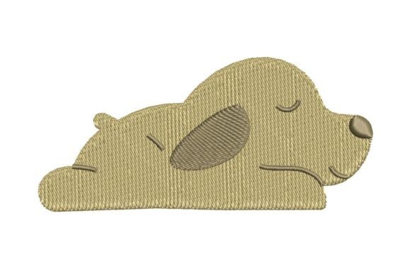 Lazy Dog Embroidery Design – A Nap-Inspired Stunner for Handmade Gifts