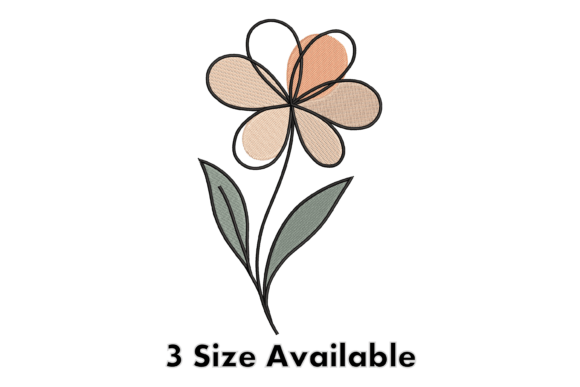 Minimal Floral Embroidery Design Review for Craft Fairs