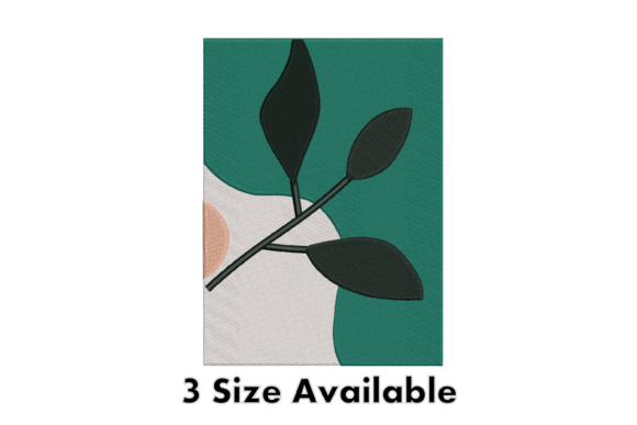 Minimalist Leaf Embroidery Design Review for Sweatshirt Projects