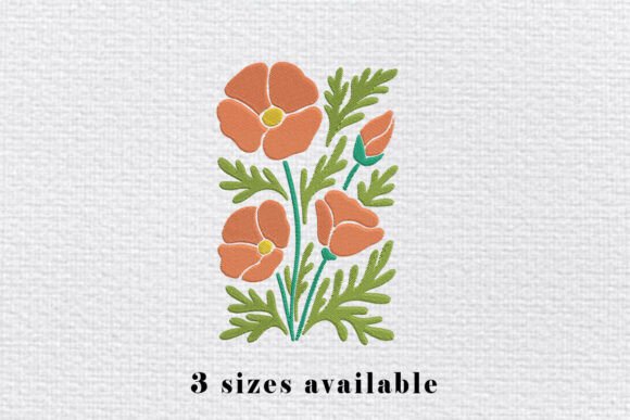 Orange Flower Embroidery Colorful File Review for Personalized Gifts