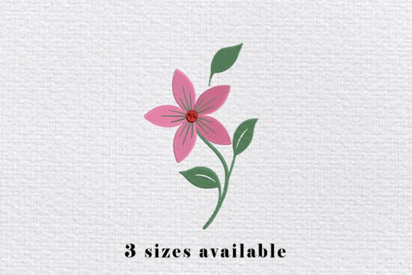 Pink Flower Embroidery Design File Review: A Versatile Floral Asset