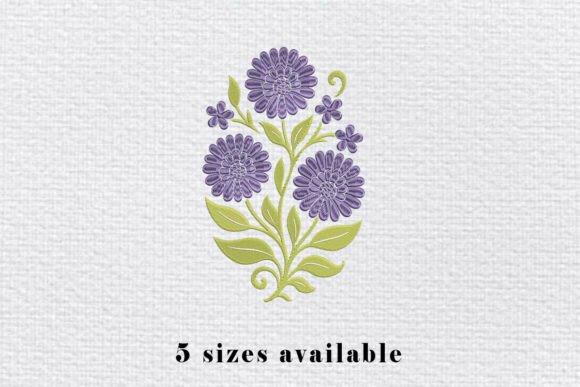 Purple Floral Embroidery Design Review for Seasonal Projects