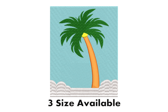 Tropical Palm Tree Embroidery Design Review for Handmade Gifts